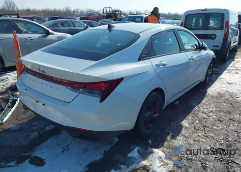 2022 Hyundai Elantra Sel from USA, damaged, VIN 5NPLS4AG7NH062211